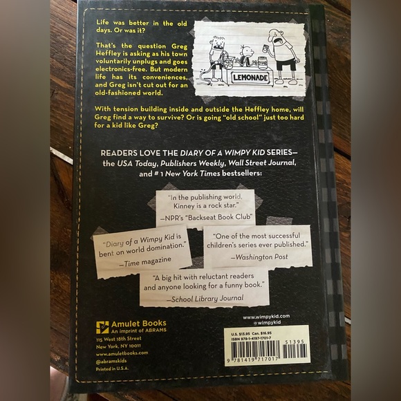 Diary of a Wimpy Kid, Old School by Jeff Kinney (Book 10) - Picture 3 of 3
